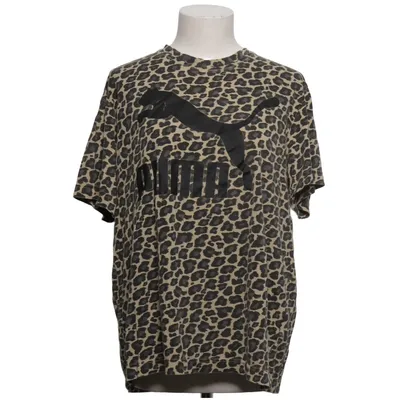 T-shirt (Beige, Zwart) van Puma Katoen