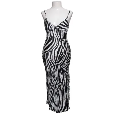 Maxi jurk (Zwart, Wit) van Bershka Viscose