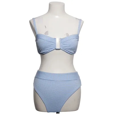 Bikini (Blue, White) from Cupshe Elastane, Polyamide, Polyester