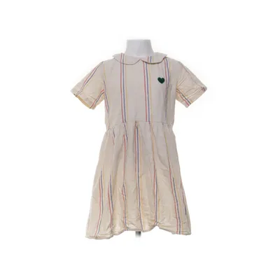 Kjole (Beige, Flerfarvet) fra Mini Rodini Bomuld, Linned