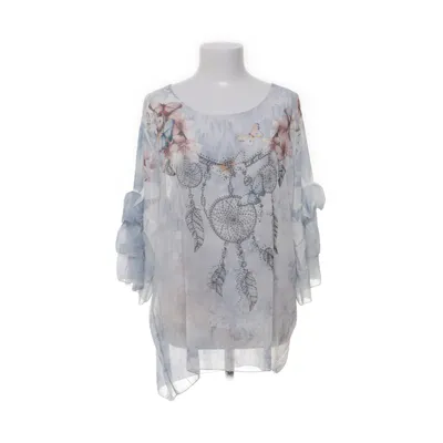 Blus (Vit, Flerfärgad) från Made in italy Polyester, Silke, Viskos