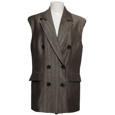 Väst (Brun) från By Malene Birger Elastan, Polyester, Viskos, Ull