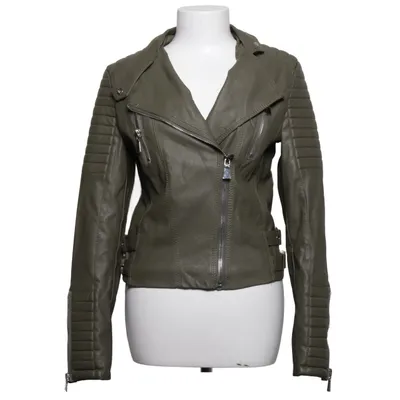 Bikerjacka (Grön) från Voyelles Polyester