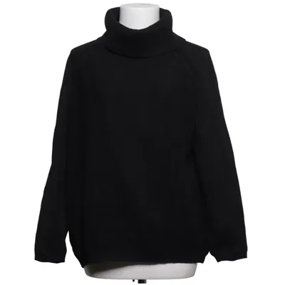 Pul à col roulé (Noir) de G.W. Coton, Polyamide, Viscose