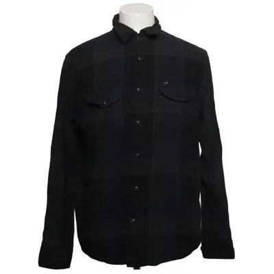Flannel skjorte (Blå, Grå) fra Lee Bomuld