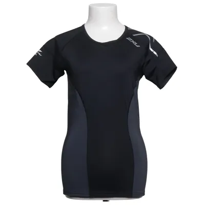 Haut de sport (Noir, Gris) de 2XU Élasthane, Polyamide