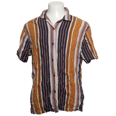Korte mouwen shirt (Blauw, Bruin, Meerkleurig) van Pull & Bear Viscose