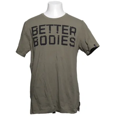 T-shirt (Groen) van Better Bodies Katoen, Elastaan