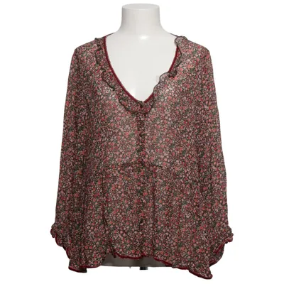 Blouse (Red, Multicolored) from Nile Viscose