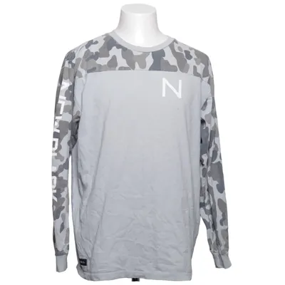 Långärmad t-shirt (Grå, Flerfärgad) från New Black Bomull