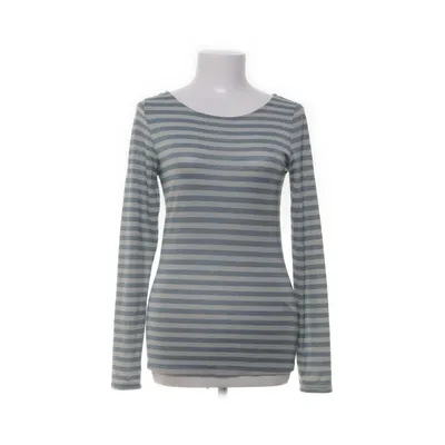 Lange mouwen shirt (Blauw) van Ichi Elastaan, Metallvezel, Viscose