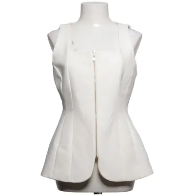 Jakkesætsvest (Hvid) fra Zara Polyester