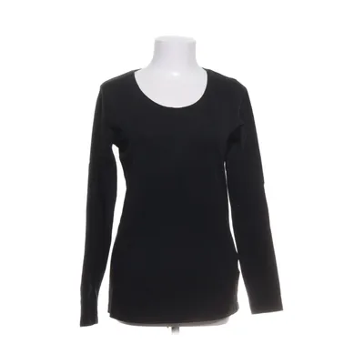 Langærmet t-shirt (Sort) fra Basic You Elastan, Økologisk bomuld