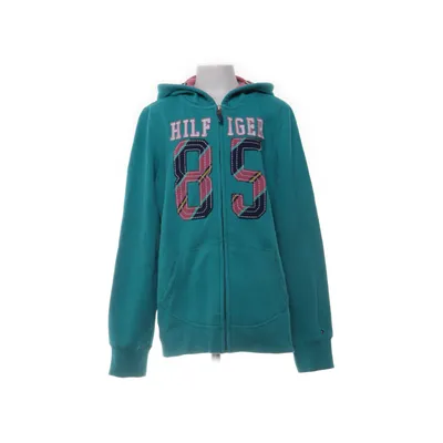 Capuchon sweater (Turquoise) van Tommy Hilfiger Katoen, Elastaan, Polyester