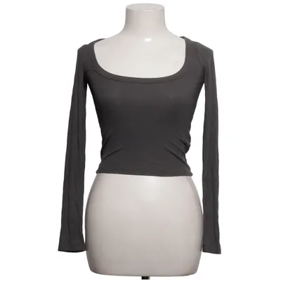 Langærmet t-shirt (Grå) fra STR Elastan, Viscose