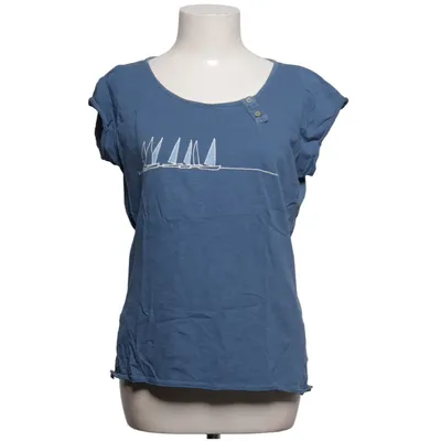 T-shirt (Blå) från Pounou Bomull, Linne