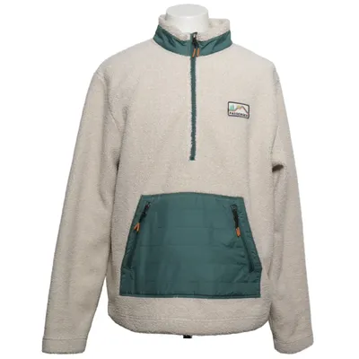 Fleece trui (Beige, Groen) van Passenger Gerecycled polyester