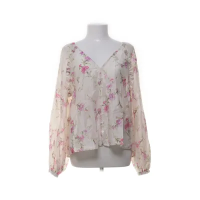Blouse (Wit, Meerkleurig) van Lindex Lyocell, Polyester