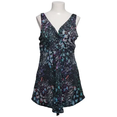 Robe de natation (Noir, Multicolore) de Ulla Popken Élasthane, Polyamide, Polyester