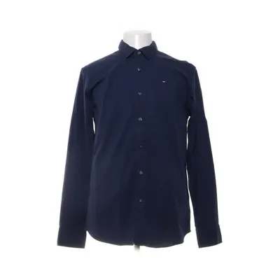 Shirt (Blauw) van Tommy Hilfiger Jeans Katoen, Elastaan
