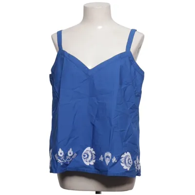 Tanktop (Blauw, Wit) van Page One Katoen