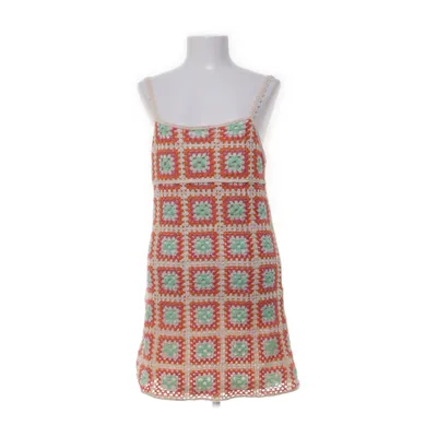 Jurk (Oranje, Meerkleurig) van Zara Polyester
