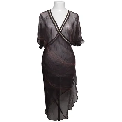 Strandklänning (Svart, Flerfärgad) från Plus Viskos