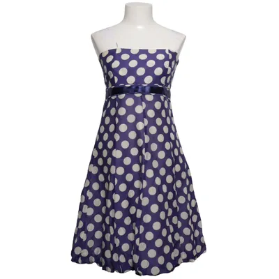 Kleid (Blau, Weiß) von Heine Baumwolle, Seide
