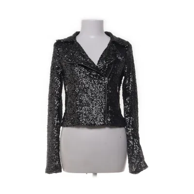 Biker jacket (Black, Silver) from Noisy May Polyester