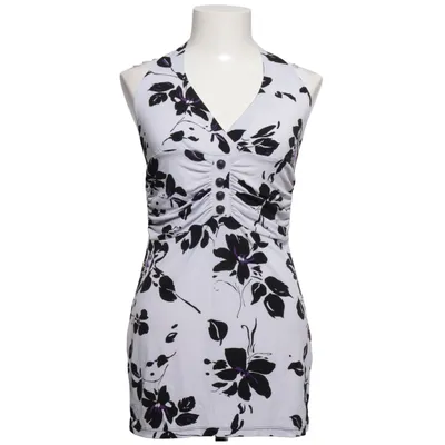 Halterneck dress (White, Black) from Worship Elastane