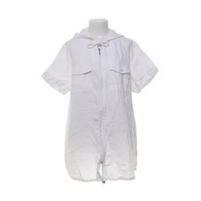 Korte mouwen capuchon sweater (Wit) van MyWear Linnen