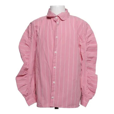 Skjorte (Pink, Hvid) fra H&M Bomuld
