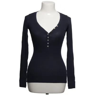 Henley T-shirt (Blå) fra Tommy Hilfiger Denim Bomuld, Elastan