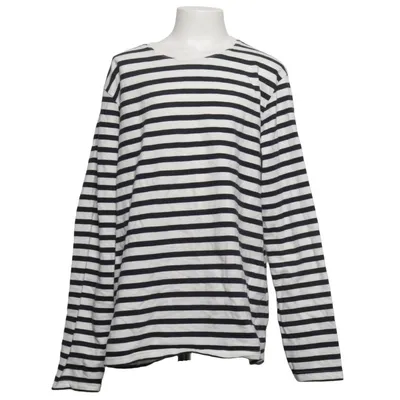 Långärmad t-shirt (Vit, Svart) från Lindex Kids Bomull