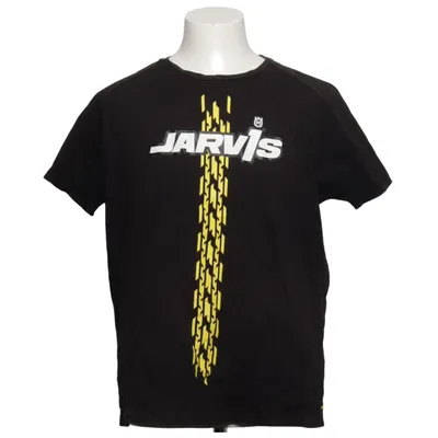 T-shirt (Sort, Gul) fra Husqvarna Bomuld