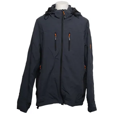 Outdoor jacket (Gray, Black) from Tuxer Polyamide, Polyester