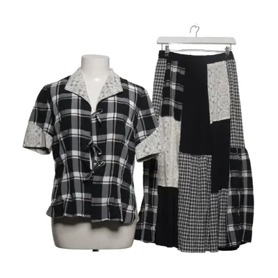 Ensemble (Noir, Blanc) de Creation Charmante Coton, Polyester