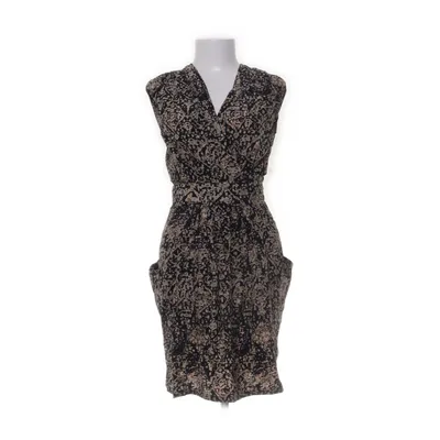 Jurk (Zwart, Bruin, Beige) van WERA Stockholm Zijde