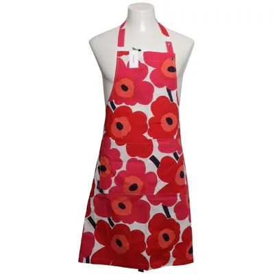 Förkläde (Röd, Rosa, Vit) från Marimekko