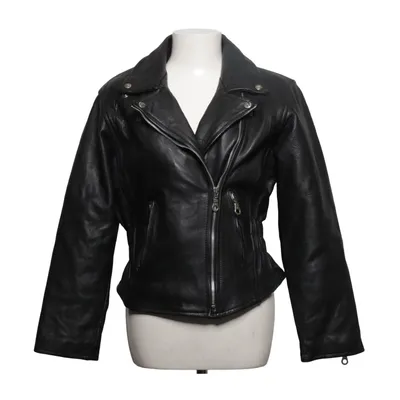 Bikerjacka (Svart) från Unik Skinn, Polyester