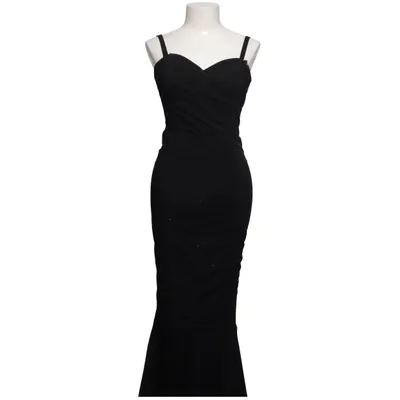 Robe longue (Noir) de Collectif Coton, Élasthane, Polyamide, Polyester