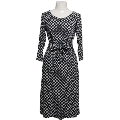 Dress (Black, White) from Vera Velour Elastane, Viscose