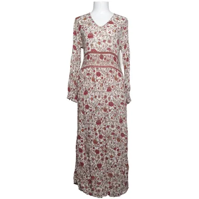 Långklänning (Vit, Röd, Brun) från Indiska Viskos