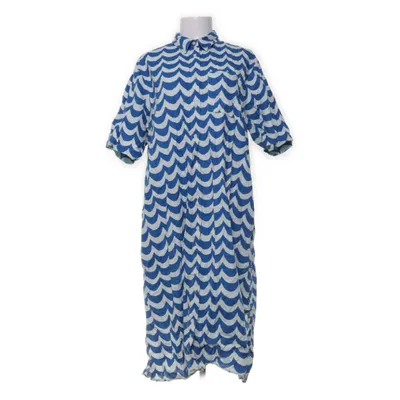 Shirt dress (Blue, White) from Marimekko x Uniqlo Cotton, Linen