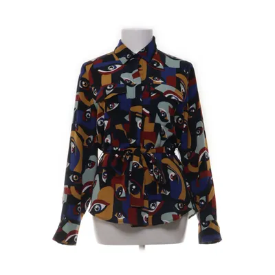 Blus (Turkos, Flerfärgad) från Monki Polyester