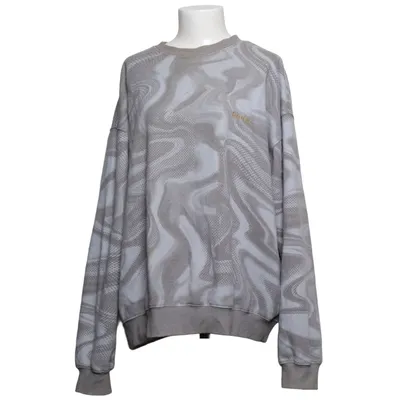 Collegetröja (Grå, Vit) från Iets Frans Bomull, Elastan, Polyester, Viskos