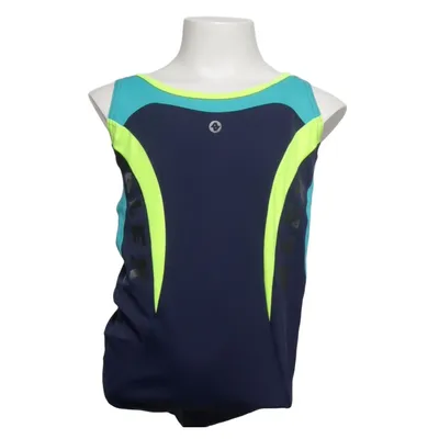 Débardeur de sport (Bleu, Jaune, Turquoise) de Alex Élasthane, Polyamide, Polyester