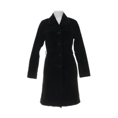 Veste longue en cuir (Noir) de Yannick Polyester, Cuir