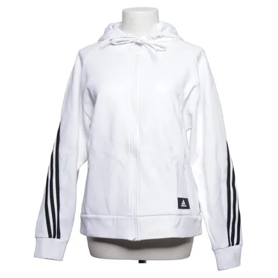 Hættetrøje (Hvid, Sort) fra Adidas Genanvendt bomuld, Genanvendt polyester