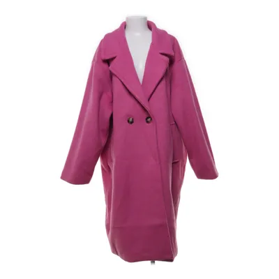 Coat (Pink) from Pink Cherry Polyester, Wool